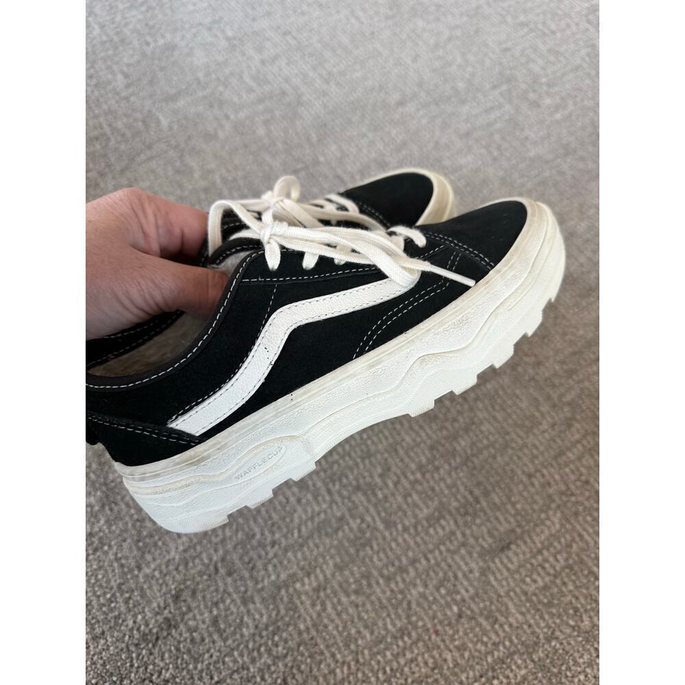 Vans Sentry Old‎ Skool Wc - Sherpa Suede Black womens 6 Men’s 4.5 - Picture 4 of 9